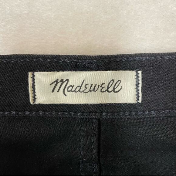 Madewell 10” High-Rise Roadtripper Jeggings: Button-Front Edition Black Size 28 - Picture 8 of 12